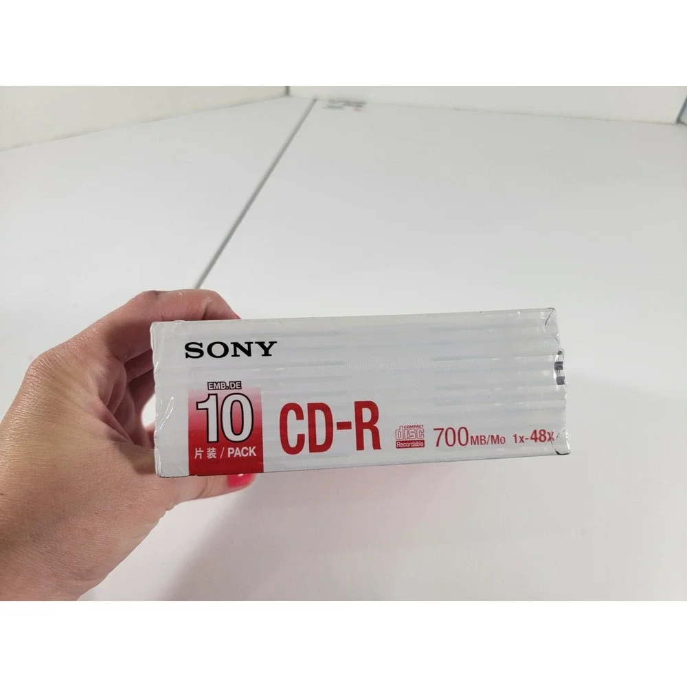 Sony CD-R 30 Pack (w/slim jcs)700MB/Mo 1x-48x speed Optical Media Factory Sealed